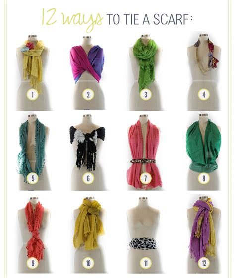 12 Ways To Tie A Scarf Pictures, Photos, and Images for Facebook, Tumblr, Pinterest, and Twitter