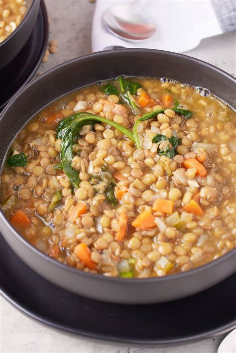 Lentil Spinach Soup - My Forking Life