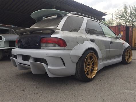 Full wide body kit Rocket Bunny Subaru Impreza WRX STI GC GF 1994-2000 ...