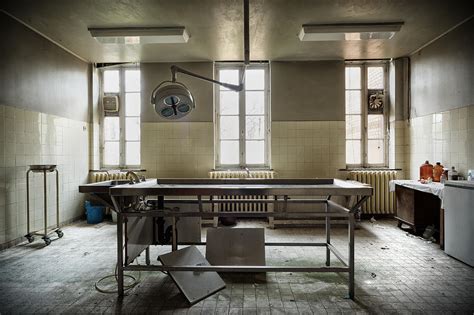 The Morgue Autopsy Table - Abandoned Hospital Photograph by Dirk Ercken - Pixels