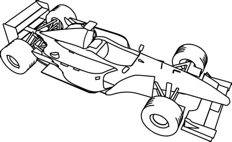 coloriage voiture de course formule 1 – 123Dessins | Source #1 des ...