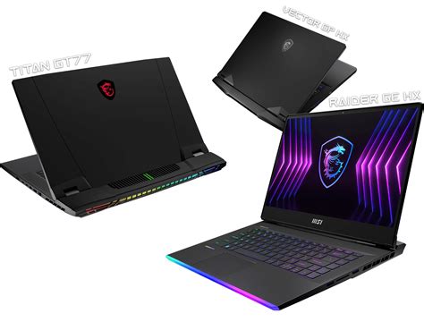 MSI 2022 12th Gen HX Series Gaming laptops - Ahead of the Curve