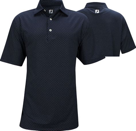 FootJoy ProDry Performance Stretch Lisle Dot Print Golf Shirts