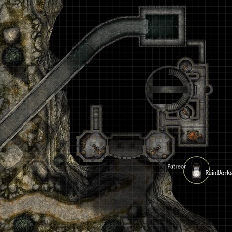 Dwarven Temple Ruins - 30x22 - Ruins of Grunvyr : r/battlemaps