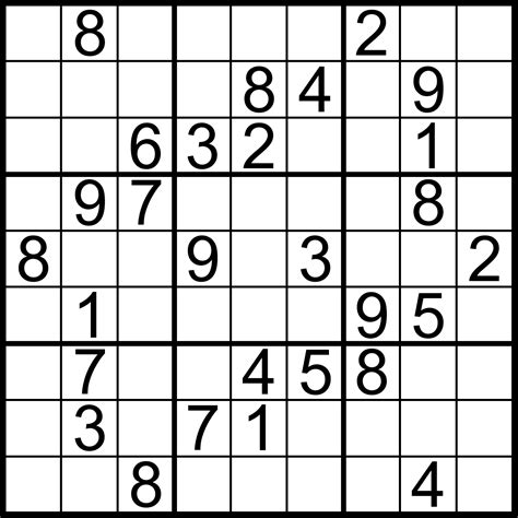 Easy Sudoku Printable Free - Sudoku Printable