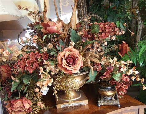 AnaSilkFlowers: Images!!! Silk flowers Traditional Centerpiece and lovely vases…