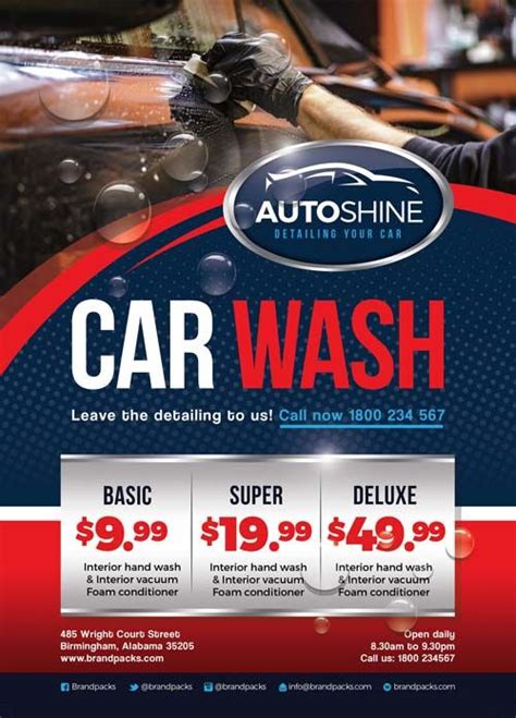 Free Car Wash Business Flyer Template - http://freepsdflyer.com/free ...