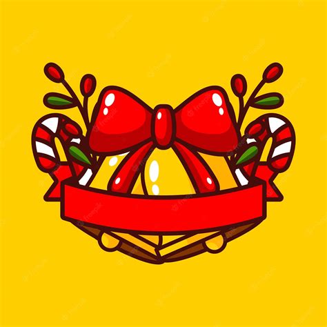 Premium Vector | Christmas ribbon