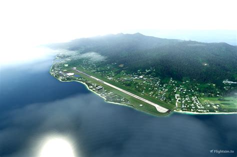 Rarotonga Airport Scenery Enhancement for Microsoft Flight Simulator | MSFS