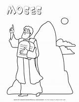 Moses On Mount Sinai  Coloring Page Planerium sketch template