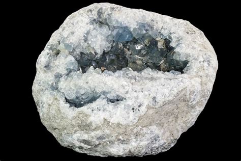 Large, 9.5" Celestine (Celestite) Geode (25 Lbs) - Madagascar For Sale (#104614) - FossilEra.com