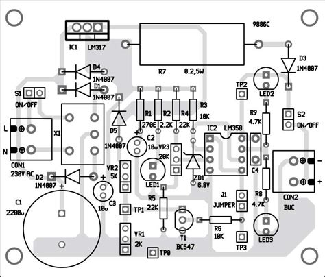 Battery Charger Circuit | Full DIY Electronics Project | Battery charger circuit, Battery ...