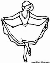 Free Dance Coloring Pages From SherriAllencom sketch template