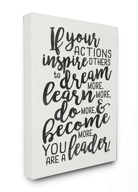 You Are a Leader Typography Quote Canvas Art | Leader quotes, Wall quotes, Typography quotes