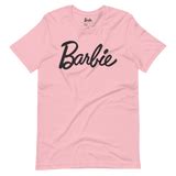 Barbie Script Logo Unisex Pink T-Shirt – Mattel Creations