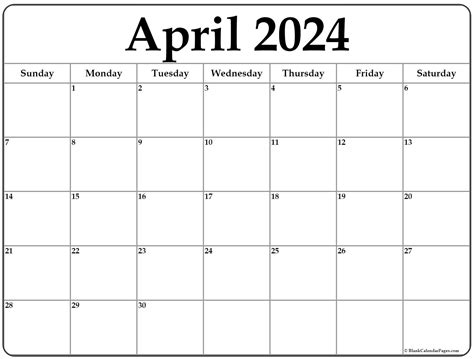 April 2024 Printable Calendar Wiki - Ailis Arluene