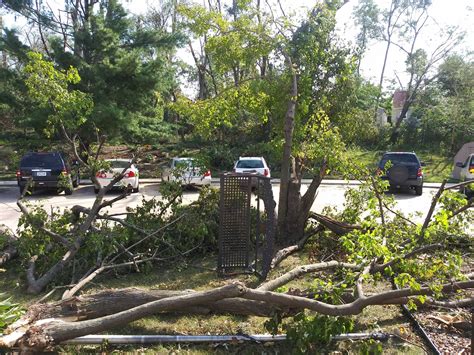 Storm damage after Iowa derecho - CommonBond Communities