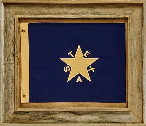 De Zavala Flag Blue Texas First Republic of Texas Antique | Etsy