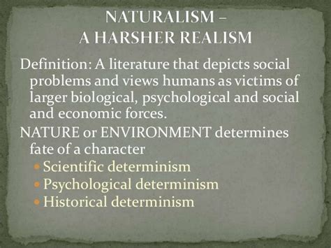 Naturalism - Examples and Definition of Naturalism | Literary genre, Literature, Realism definition