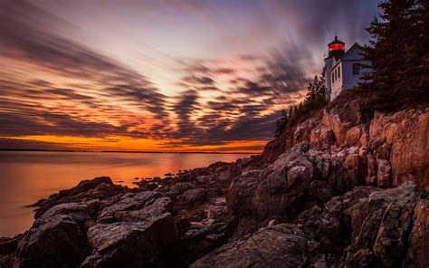 454x454 bass harbor headlight, lighthouse, sunset 454x454 Resolution ...