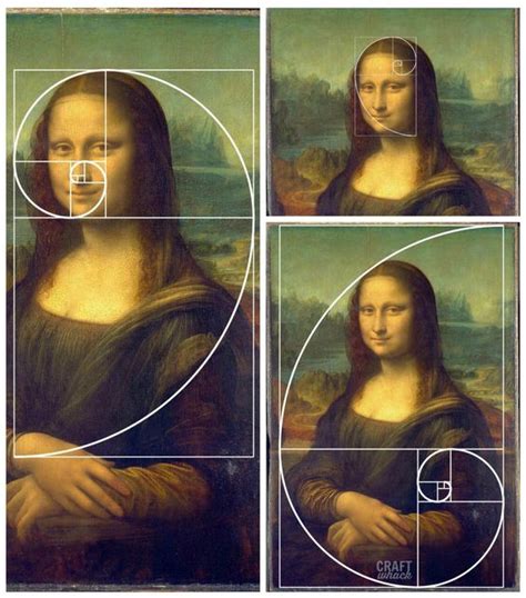 Le visage de Mona Lisa qui s’inscrit dans un Rectangle d’Or (voir partie géométrie). Si nous ...