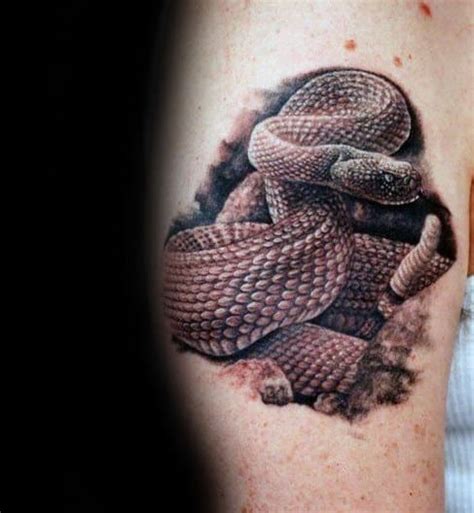 60 Rattlesnake Tattoo Designs For Men - Manly Ink Ideas