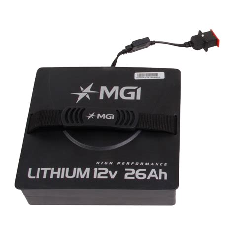 MGI Lithium 12v 26Ah Battery – MGI Golf