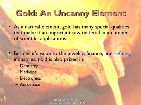 Uses for Gold