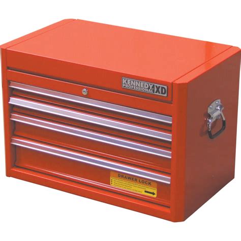 KennedyPro Tool Chest, Ultimate, Galvanised Grey, Steel, 4-Drawers, 450 ...