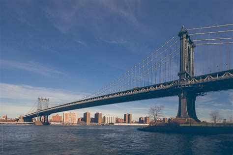 Morning view of George Washington Bridge in New York City by Ron Adair ...