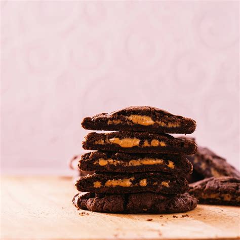 Chocolate Peanut Butter Filled Cookies