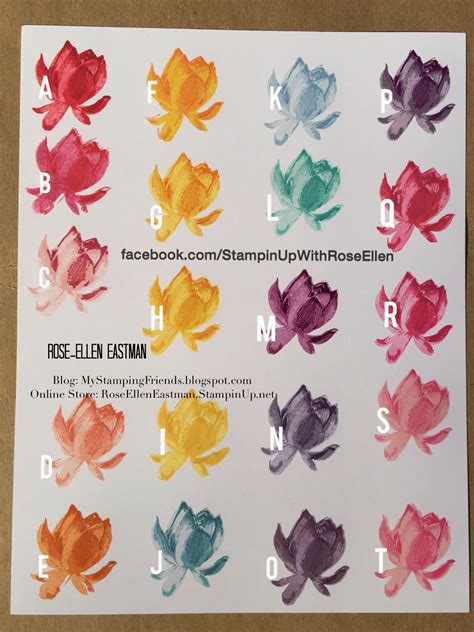 My Stamping Friends: Lotus Blossom Color Options #SAB2015 from Stampin ...