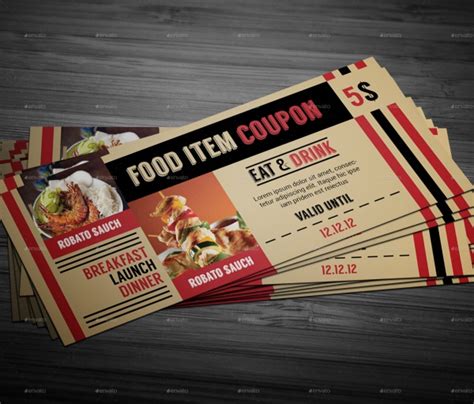 FREE 23+ Food Coupon Designs in PSD | AI | MS Word | Pages | Publisher