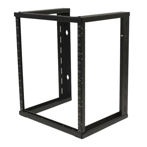 12U Wall Mount Open Frame 19" Server Equipment Rack Threaded 15 inch ...