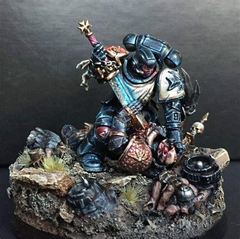 Pin by Ws on Black Templars | Warhammer 40k miniatures, Warhammer models, Warhammer art