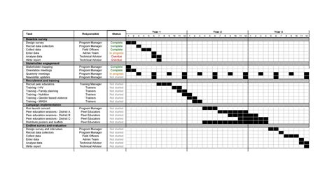 Program Work Plan Template