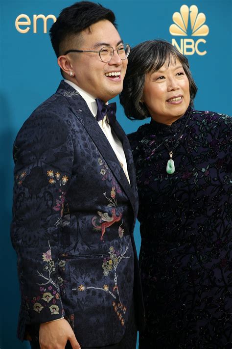 Bowen Yang Took His Mom To The 2022 Emmys & She Was So Proud Of Him