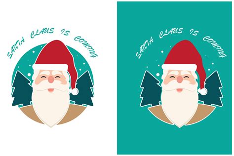 Santa Claus Logo Vector Illustration Graphic by Acillia eggi saputri · Creative Fabrica