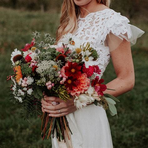 Autumn wedding bouquet, wild flowers / Őszi csokor, vadvirágok | Small ...