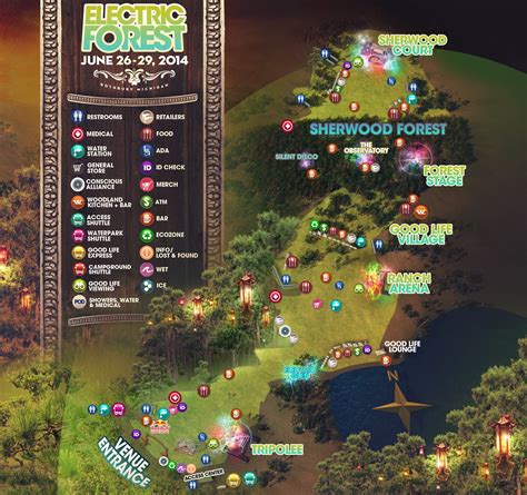 Electric Forest - The official Electric Forest maps have...