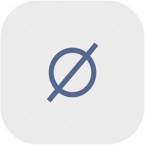 Empty, mathematics, rounded, set, square icon - Download on Iconfinder