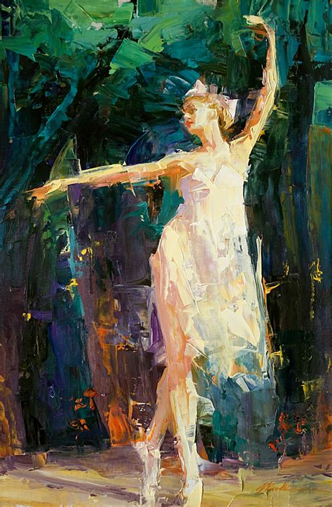 Expressionist Dance Painting by Michelle Torrez