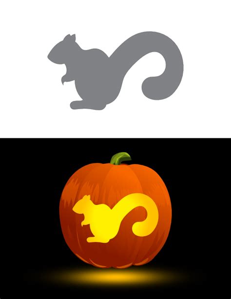 Squirrel Pumpkin Carving