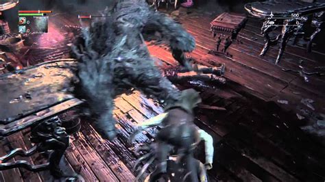 Bloodborne How to Beat Werewolf at Iosefka's Clinic - YouTube