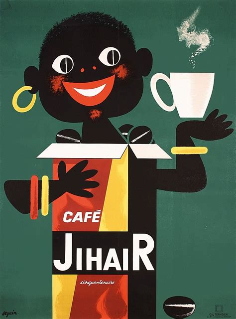 Seguin. Cafe Jihair. Lithograph 1959. Size: 60.6 x 44.8 in. (154 x 114 cm). Printer: Guy ...