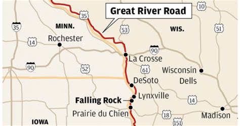 Great River Road map