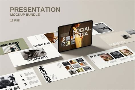 Presentation Mockup Bundle - Mockup Line