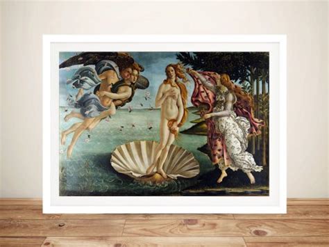 The Birth of Venus Framed Wall Art | Blue Horizon Prints Australia