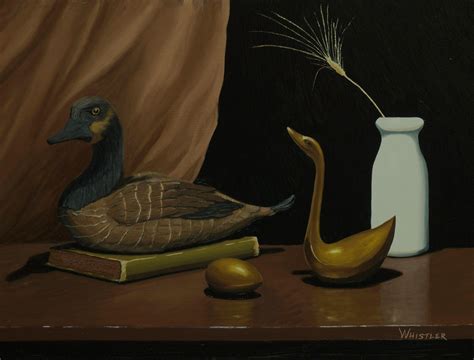 Still Life Oil Paintings: The Decoy by Robert Whistler Fine Arts