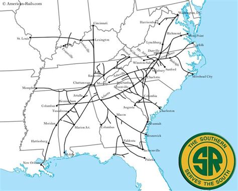 The Southern Railway | Southern railways, Route map, Southern rail